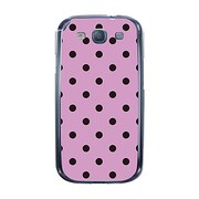 オリジナルデザイン docomo SC-06D GALAXY S III ケース 【Dot Pattern パープル & ブラック】 SC-06D-YCM2P0103-78