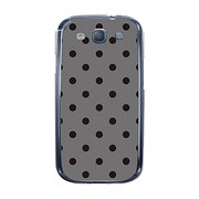 オリジナルデザイン docomo SC-06D GALAXY S III ケース 【Dot Pattern グレー & ブラック】 SC-06D-YCM2P0104-78