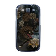 オリジナルデザイン docomo SC-06D GALAXY S III ケース 【唐獅子牡丹ダーク】 SC-06D-YCM2P0109-78
