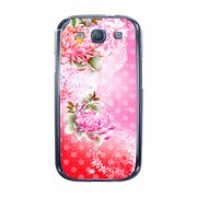 オリジナルデザイン docomo SC-06D GALAXY S III ケース 【和柄 菊と水玉】 SC-06D-YCM2P0118-78