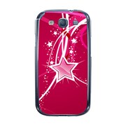 オリジナルデザイン docomo SC-06D GALAXY S III ケース 【ワインレッドスター】 SC-06D-YCM2P0125-78