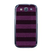 オリジナルデザイン docomo SC-06D GALAXY S III ケース 【ボーダーソックス パープル & ネイビー】 SC-06D-YCM2P0129-78
