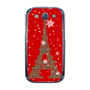 オリジナルデザイン docomo SC-06D GALAXY S III ケース 【エッフェル塔コレクション レッド & グリーン】 SC-06D-YCM2P0177-78