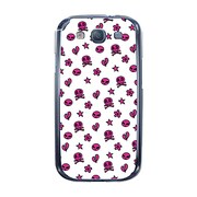 オリジナルデザイン docomo SC-06D GALAXY S III ケース 【ハートブレイクモノグラム ホワイト】 SC-06D-YCM2P0207-78