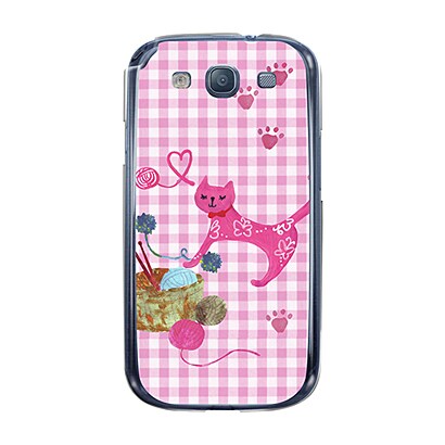 オリジナルデザイン docomo SC-06D GALAXY S III ケース 【ネコちゃんのいたずら】 SC-06D-YCM2P0216-78