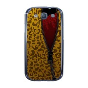 オリジナルデザイン docomo SC-06D GALAXY S III ケース 【ヒョウ柄 ジッパー】 SC-06D-YCM2P0223-78