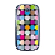 オリジナルデザイン docomo SC-06D GALAXY S III ケース 【カラースクエア タイル】 SC-06D-YCM2P0238-78