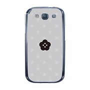 オリジナルデザイン docomo SC-06D GALAXY S III ケース 【ブラックスターフラワー B】 SC-06D-YCM2P0240-78