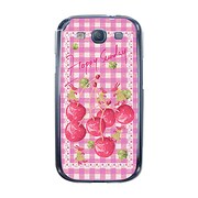 オリジナルデザイン docomo SC-06D GALAXY S III ケース 【ハッピーチェリーライン】 SC-06D-YCM2P0296-78