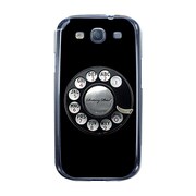 オリジナルデザイン docomo SC-06D GALAXY S III ケース 【黒電話】 SC-06D-YCM2P0345-78