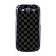オリジナルデザイン docomo SC-06D GALAXY S III ケース 【ブラック 市松柄】 SC-06D-YCM2P0351-78