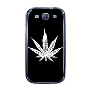 オリジナルデザイン docomo SC-06D GALAXY S III ケース 【Black Leaves】 SC-06D-YCM2P0392-78