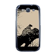 オリジナルデザイン docomo SC-06D GALAXY S III ケース 【サバンナ チーター ゴールドプレート】 SC-06D-YCM2P0443-78