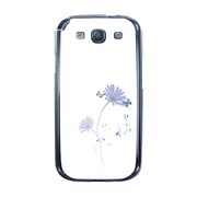 オリジナルデザイン docomo SC-06D GALAXY S III ケース 【フラワー & バタフライ】 SC-06D-YCM2P0461-78