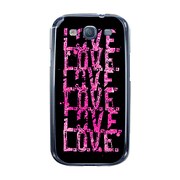 オリジナルデザイン docomo SC-06D GALAXY S III ケース 【LOVE. LOVE. LOVE. The Pink】 SC-06D-YCM2P0469-78