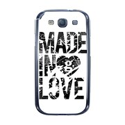 オリジナルデザイン docomo SC-06D GALAXY S III ケース 【Made in Love Black Paint】 SC-06D-YCM2P0471-78