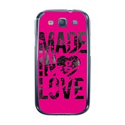 オリジナルデザイン docomo SC-06D GALAXY S III ケース 【Made in Love Pink Paint】 SC-06D-YCM2P0472-78