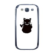 オリジナルデザイン docomo SC-06D GALAXY S III ケース 【メロイックキャット サイコパス & アップル - A】 SC-06D-YCM2P0485-78