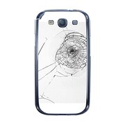 オリジナルデザイン docomo SC-06D GALAXY S III ケース 【フェイククラッシュ ホワイト】 SC-06D-YCM2P0554-78