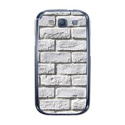 オリジナルデザイン docomo SC-06D GALAXY S III ケース 【レンガ パターン ホワイト B】 SC-06D-YCM2P0572-78