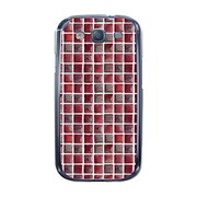 オリジナルデザイン docomo SC-06D GALAXY S III ケース 【スウェーデン タイル チェリー】 SC-06D-YCM2P0581-78
