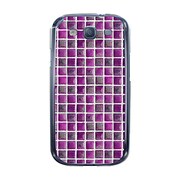 オリジナルデザイン docomo SC-06D GALAXY S III ケース 【スウェーデン タイル パープル】 SC-06D-YCM2P0582-78