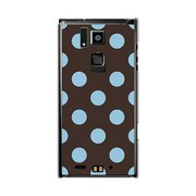 オリジナルデザイン docomo T-02D REGZA Phone ケース 【ベビードット・アフタヌーン ブルー】 T-02D-YCM2P0014-78