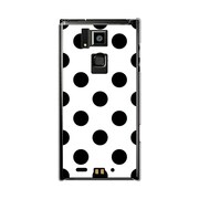 オリジナルデザイン docomo T-02D REGZA Phone ケース 【Dot Pattern クラシック ホワイト】 T-02D-YCM2P0041-78
