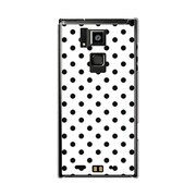 オリジナルデザイン docomo T-02D REGZA Phone ケース 【Dot Pattern キュート ホワイト】 T-02D-YCM2P0099-78