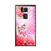 オリジナルデザイン docomo T-02D REGZA Phone ケース 【和柄 菊と水玉】 T-02D-YCM2P0118-78