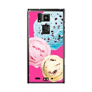 オリジナルデザイン docomo T-02D REGZA Phone ケース 【アイスクリームPOP】 T-02D-YCM2P0145-78