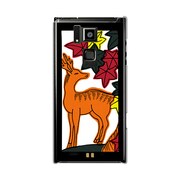 オリジナルデザイン docomo T-02D REGZA Phone ケース 【紅葉に鹿】 T-02D-YCM2P0168-78