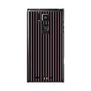 オリジナルデザイン docomo T-02D REGZA Phone ケース 【Stripe Pattern Micro Line シングル】 T-02D-YCM2P0179-78