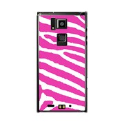 オリジナルデザイン docomo T-02D REGZA Phone ケース 【ゼブラ柄 ピンク】 T-02D-YCM2P0194-78