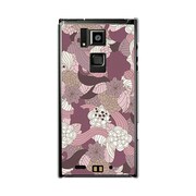 オリジナルデザイン docomo T-02D REGZA Phone ケース 【モダンバイオレット】 T-02D-YCM2P0300-78