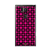 オリジナルデザイン docomo T-02D REGZA Phone ケース 【ブラックローズ ゴシックパターン】 T-02D-YCM2P0415-78