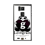 オリジナルデザイン docomo T-02D REGZA Phone ケース 【Lovegram & Panda Love】 T-02D-YCM2P0473-78