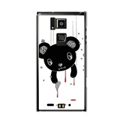 オリジナルデザイン docomo T-02D REGZA Phone ケース 【メロイックベア サイコパス - A】 T-02D-YCM2P0475-78