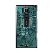 オリジナルデザイン docomo T-02D REGZA Phone ケース 【ショボーン on 基盤 (´・ω・`)】 T-02D-YCM2P0503-78