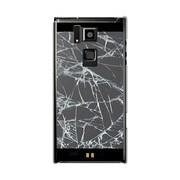 オリジナルデザイン docomo T-02D REGZA Phone ケース 【フェイククラッシュ グレイ】 T-02D-YCM2P0553-78