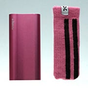 充電式カイロ+バッテリーチャージャー チェリーピンク e-Kairo L(イーカイロ エル)