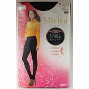 Mirica（ミリカ） 80d着圧プレーティングタイツ 防風 026 ブラック M-L MCW44