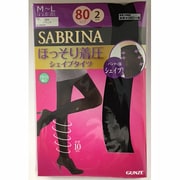 SABRINA（サブリナ） 着圧シェイプタイツ 80D 2足入 026 ブラック M-L SB880M