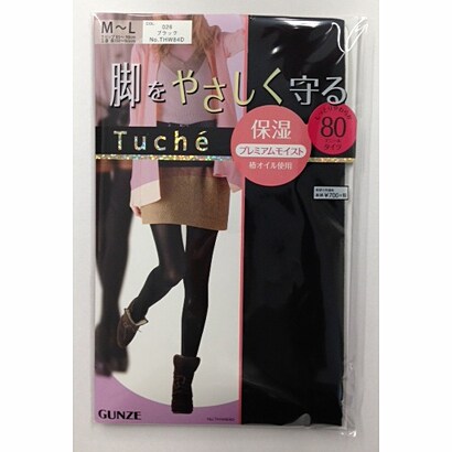 Tuche（トゥシェ） 80D プレミアムモイストタイツ 026 ブラック M-L THW84D