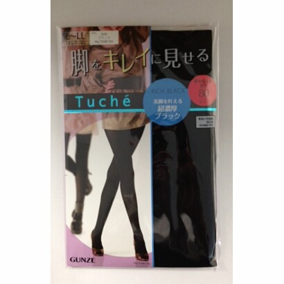 Tuche（トゥシェ） 80D リッチブラックタイツ 026 ブラック L-LL THW15U