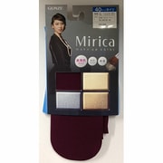 Mirica（ミリカ） 40D カラータイツ 089 ボルドーワイン M-L MCW46