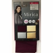 Mirica（ミリカ） 80D カラータイツ 089 ボルドーワイン M-L MCW47