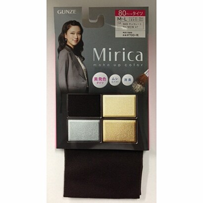 Mirica（ミリカ） 80D カラータイツ 949 チョコレート M-L MCW47