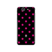 SO-05D-YCM2P0010-78 [オリジナルデザイン docomo SO-05D Xperia SX ケース 【Dot Pattern ブラック & ピンク】]