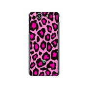 SO-05D-YCM2P0013-78 [オリジナルデザイン docomo SO-05D Xperia SX ケース 【ヒョウ柄 アヴリル ピンク】]